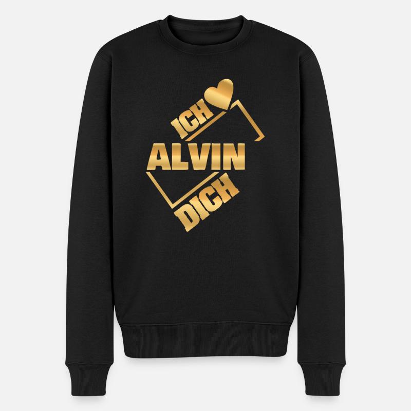 Cadeau pour Alvin - Pull Premium bio Homme - noir