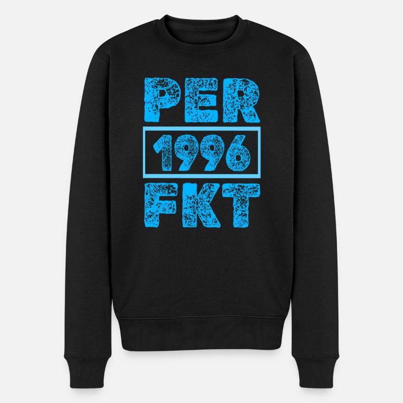 Perfektioniert 1996 - Männer Premium Bio Pullover - Schwarz