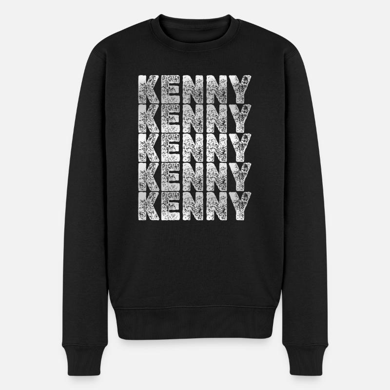Frère Kenny - Pull Premium bio Homme - noir