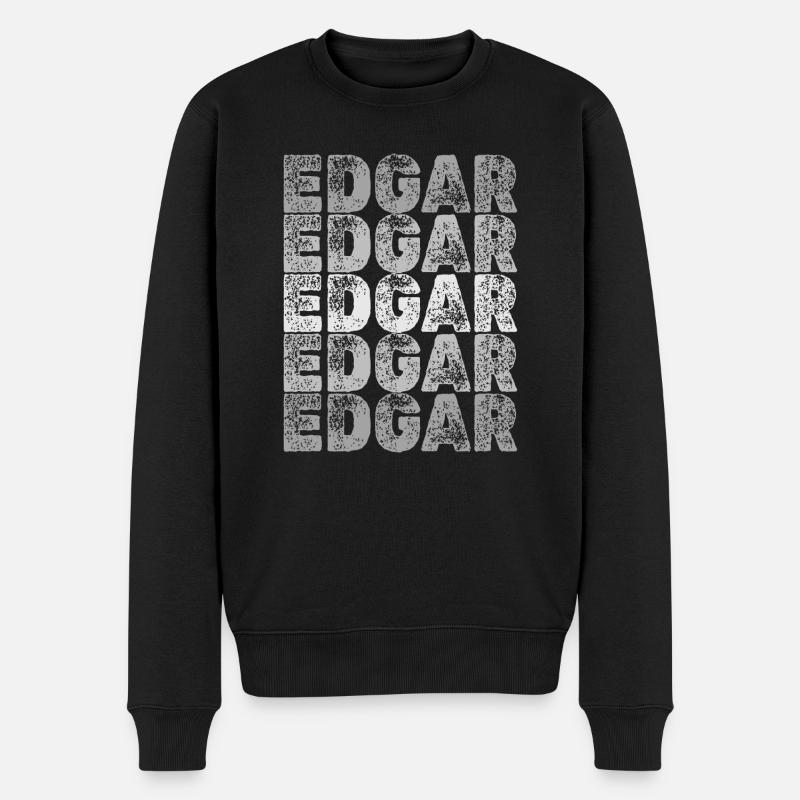 Edgar Edgar - Pull Premium bio Homme - noir