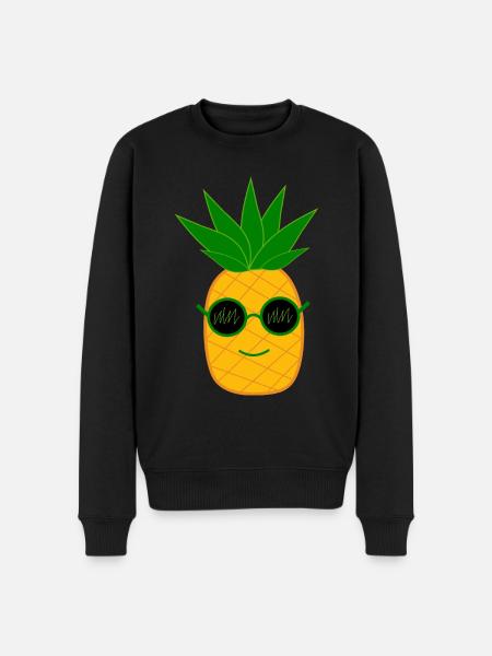 Pineapple Summer Festival - Men's Premium Organic Jumper - black