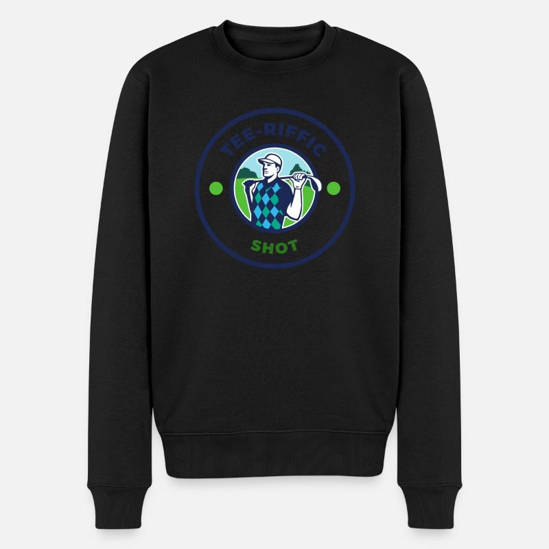 Golf Tee-Riffic Lover Funny Golfing - Pull Premium bio Homme - noir