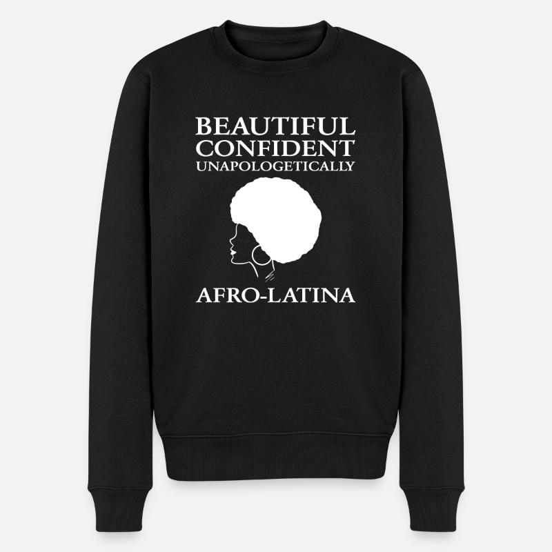 Afro Latina - Pull Premium bio Homme - noir