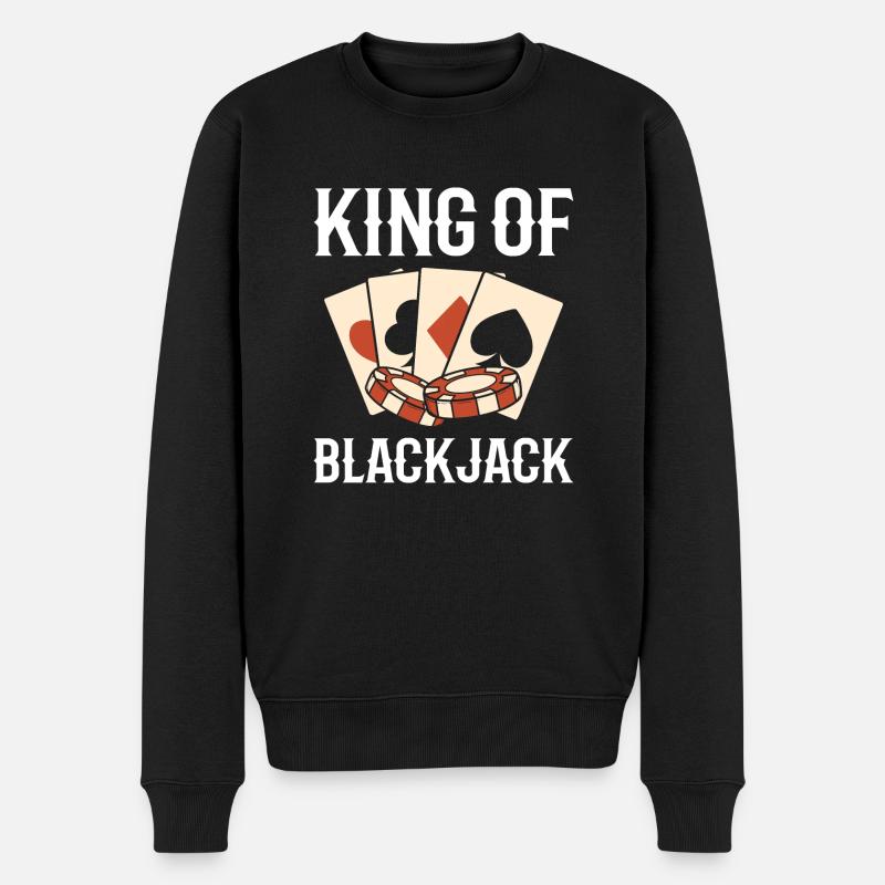 Blackjack Blackjack King - Pull Premium bio Homme - noir