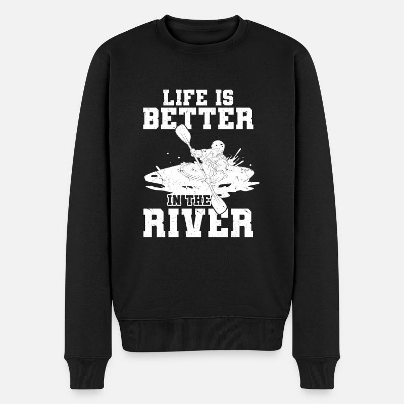 Kayak - Pull Premium bio Homme - noir