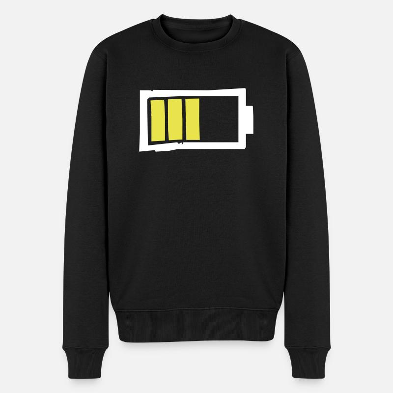 La batterie - Pull Premium bio Homme - noir