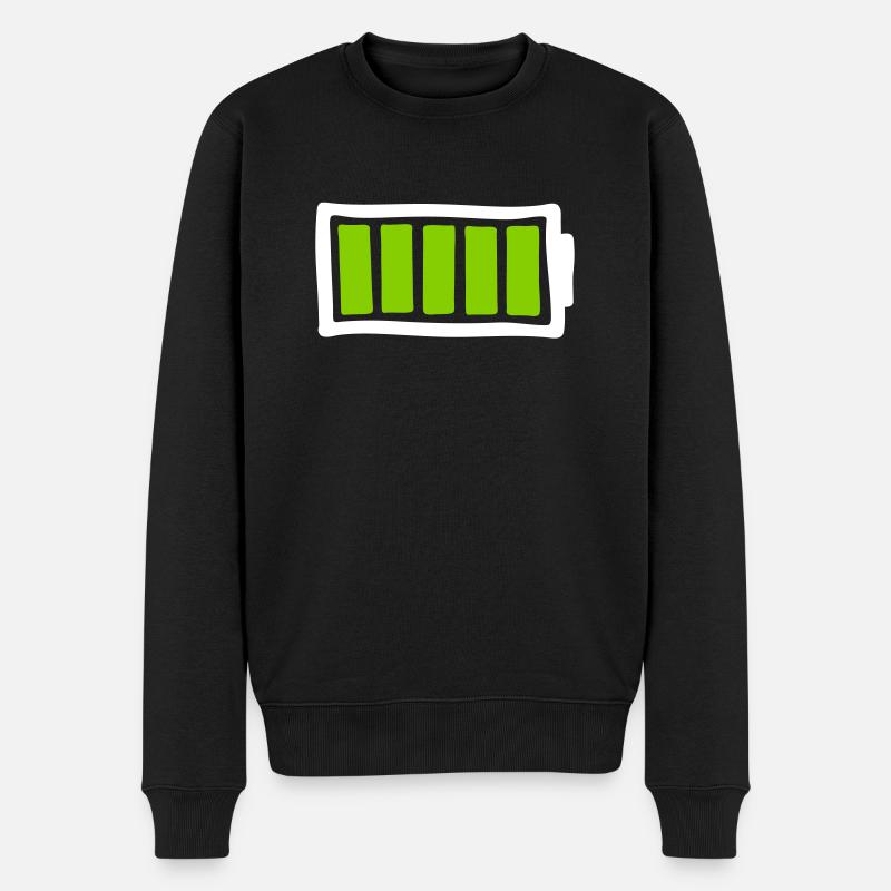 La batterie - Pull Premium bio Homme - noir