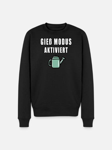 Giess Modus Aktiviert - Männer Premium Bio Pullover - Schwarz