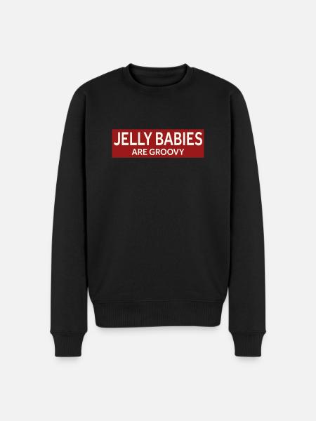 JELLY BABIES ARE GROOVY - Men's Premium Organic Jumper - black