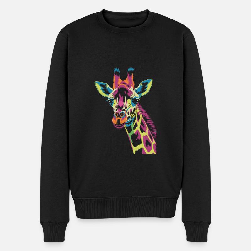 Girafe - Pull Premium bio Homme - noir