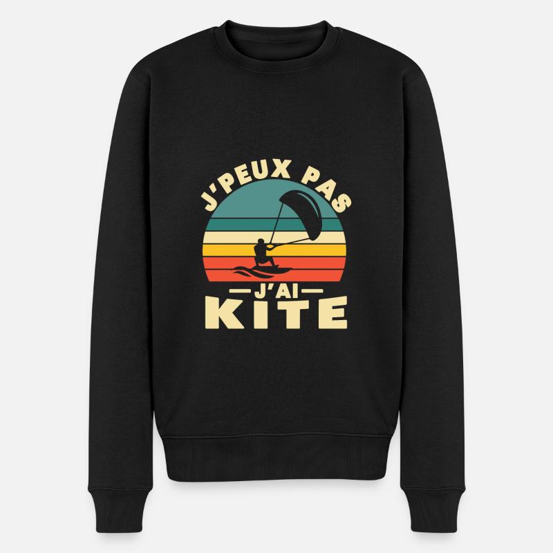 Je Peux Pas J'ai Kite Cadeau Humour - Pull Premium bio Homme - noir