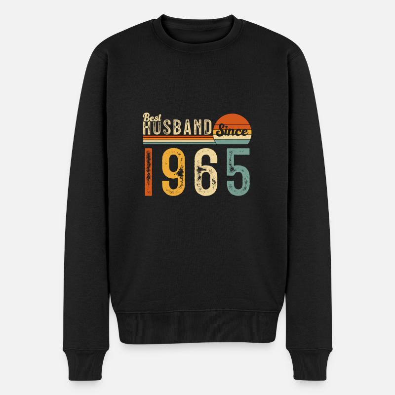 Meilleur mari depuis 1965 - Pull Premium bio Homme - noir