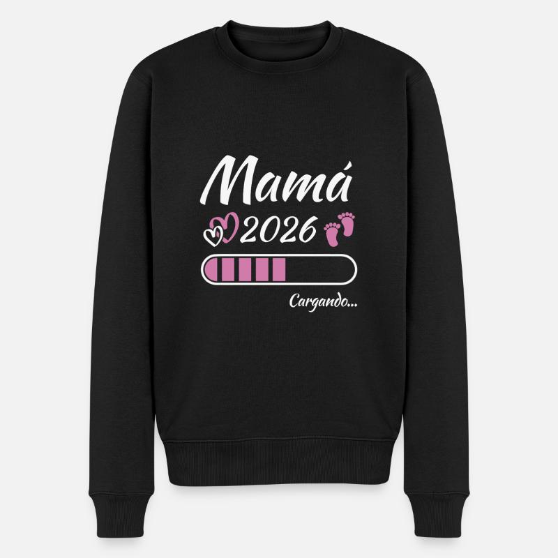 Future maman 2026 Chargement - Pull Premium bio Homme - noir