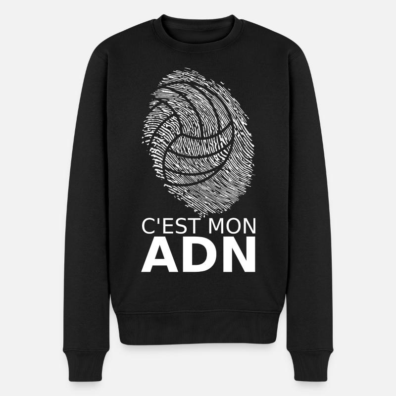 C'est mon ADN Volley-Ball - Pull Premium bio Homme - noir