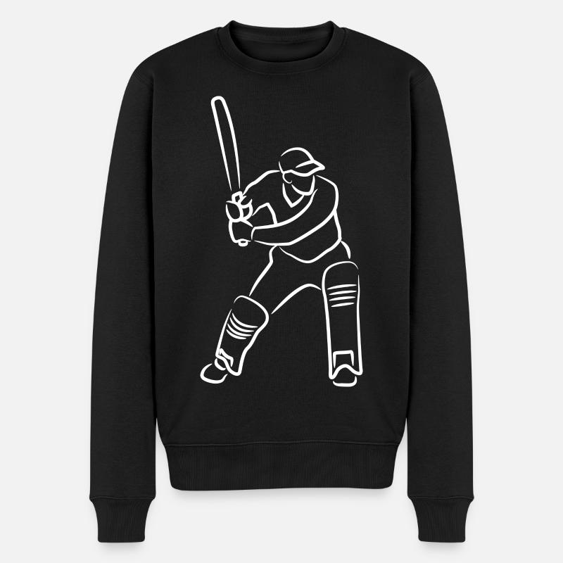 Garçon de cricket - Pull Premium bio Homme - noir