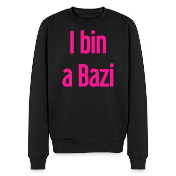 Je suis un Bazi – proverbe bavarois avec humour - Pull Premium bio Homme - noir - Devant - Nico (187cm)