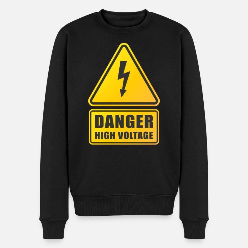 SQUAMES HAUTE TENSION - Pull Premium bio Homme - noir