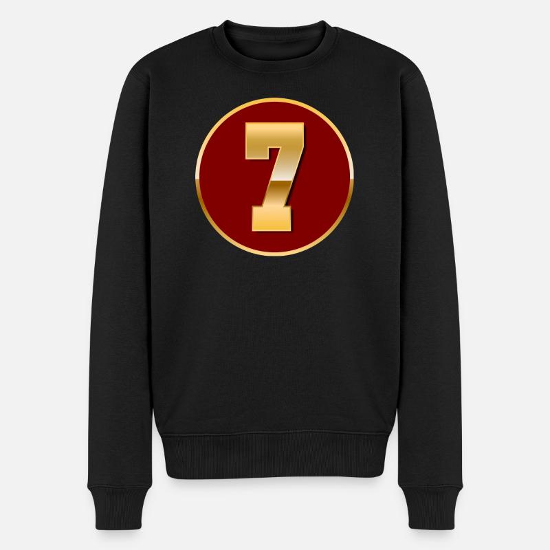 Numéro d’or 7 - Pull Premium bio Homme - noir