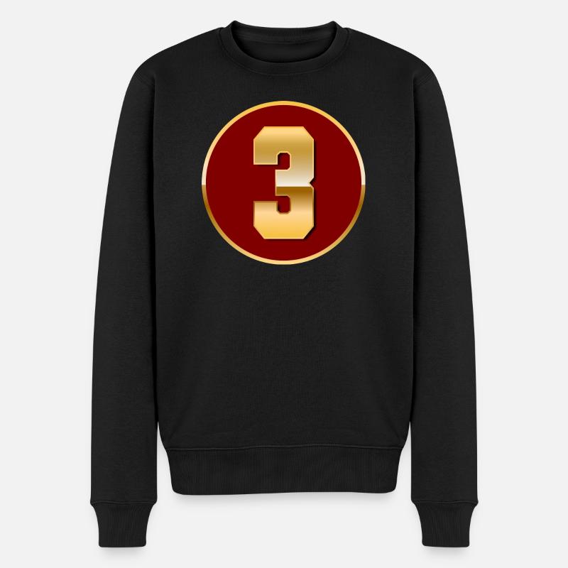 Numéro d’or 3 - Pull Premium bio Homme - noir