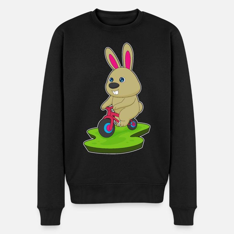 Lapin Vélo - Pull Premium bio Homme - noir