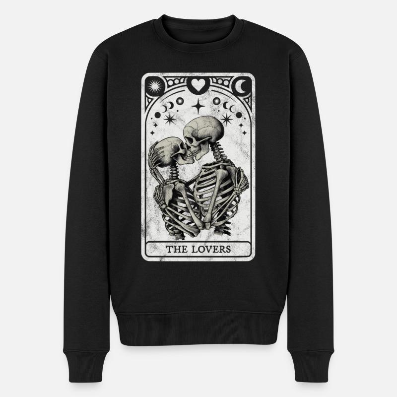 Le Tarot des Amoureux - Pull Premium bio Homme - noir
