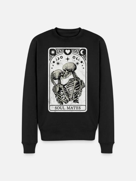 Âmes sœurs Tarot - Pull Premium bio Homme - noir