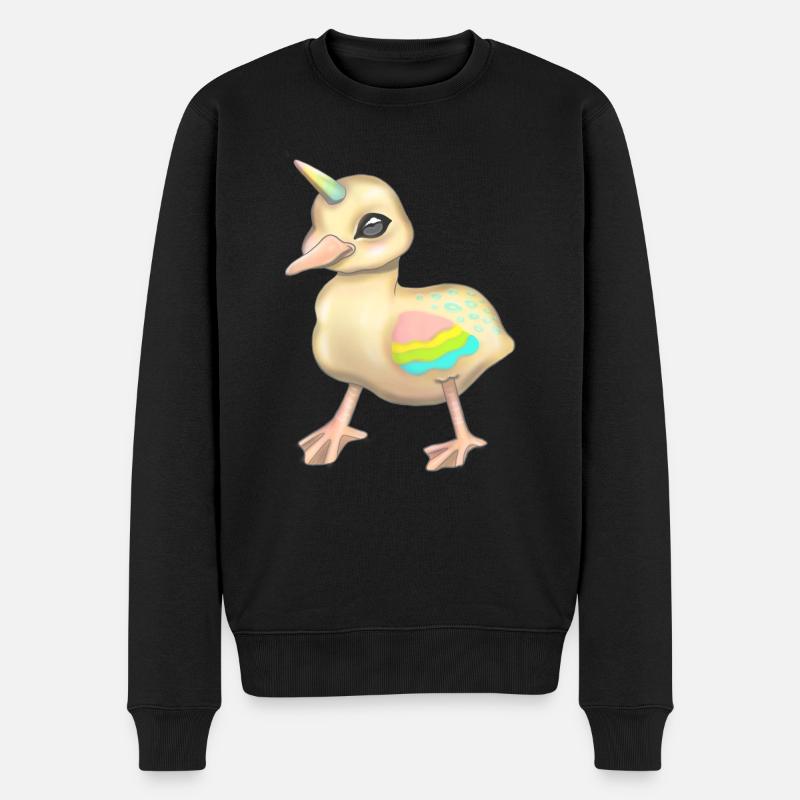 Canard licorne - Pull Premium bio Homme - noir