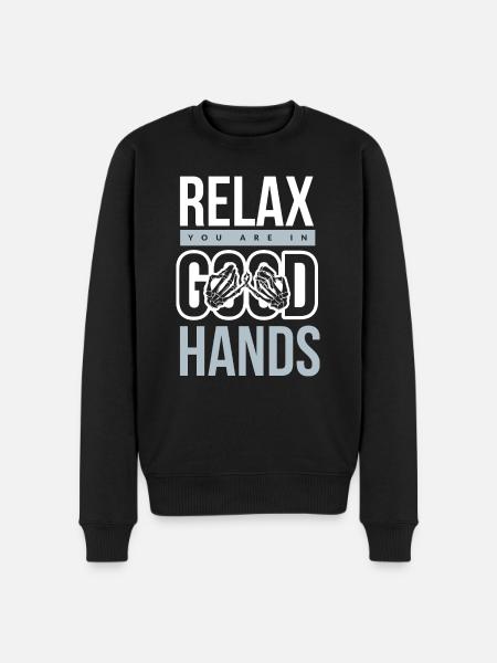 physiotherapy - Men's Premium Organic Jumper - black