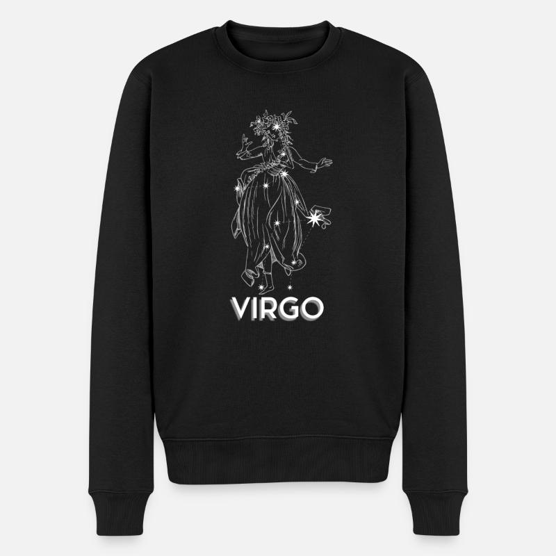 Constellation de la Vierge - Pull Premium bio Homme - noir
