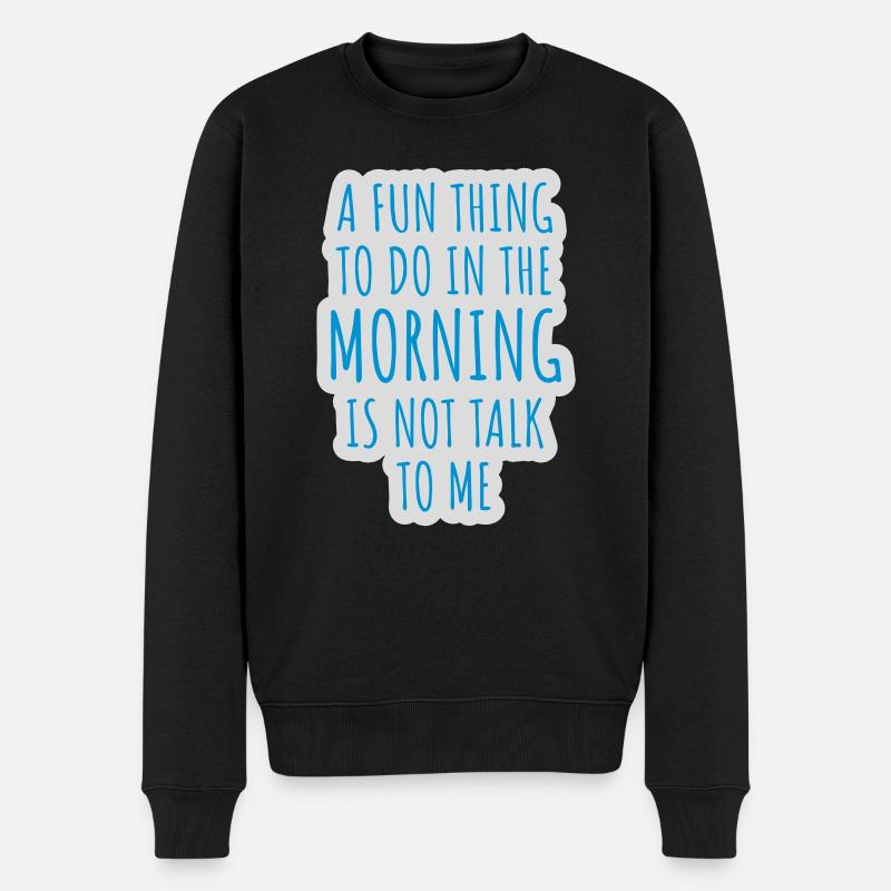 ne me parle pas - Pull Premium bio Homme - noir