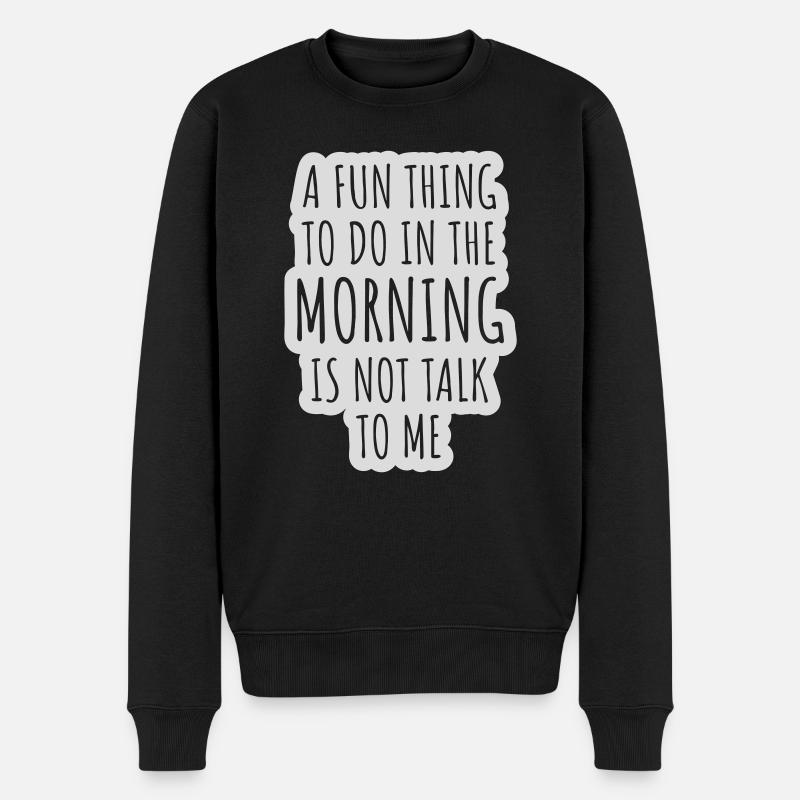 ne me parle pas - Pull Premium bio Homme - noir