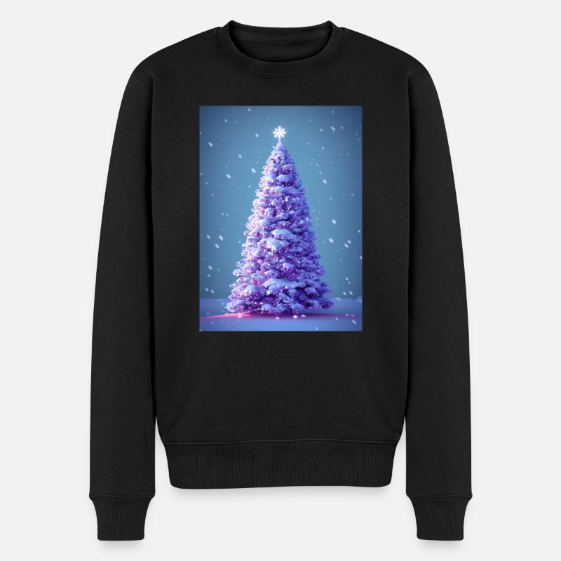 Weihnachten 1 - Männer Premium Bio Pullover - Schwarz