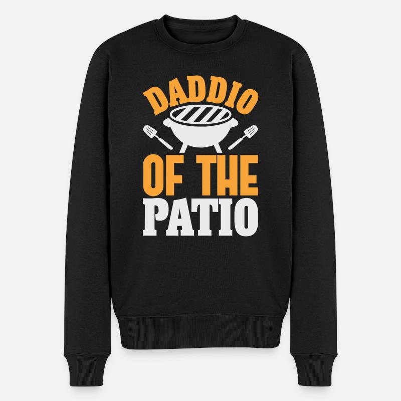 DADDIO DU PATIO - Pull Premium bio Homme - noir