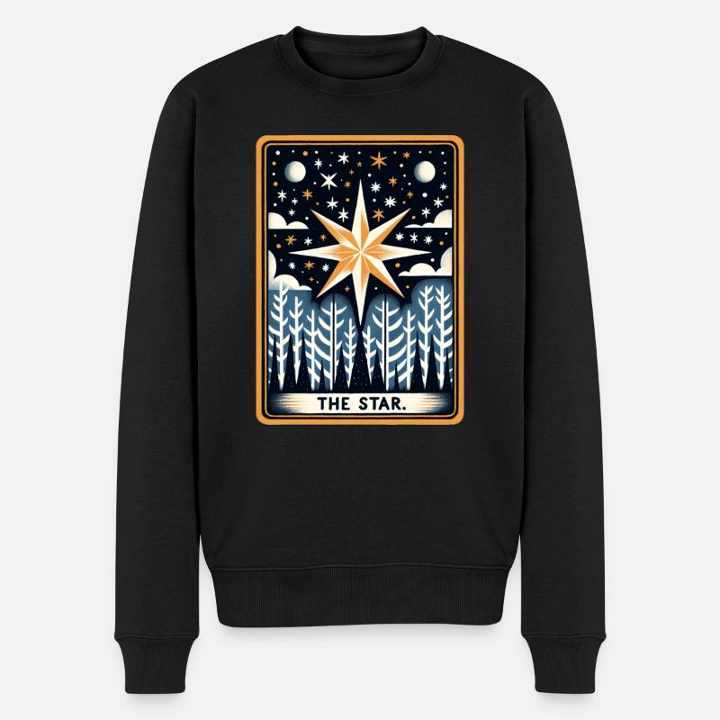 L’étoile - Pull Premium bio Homme - noir