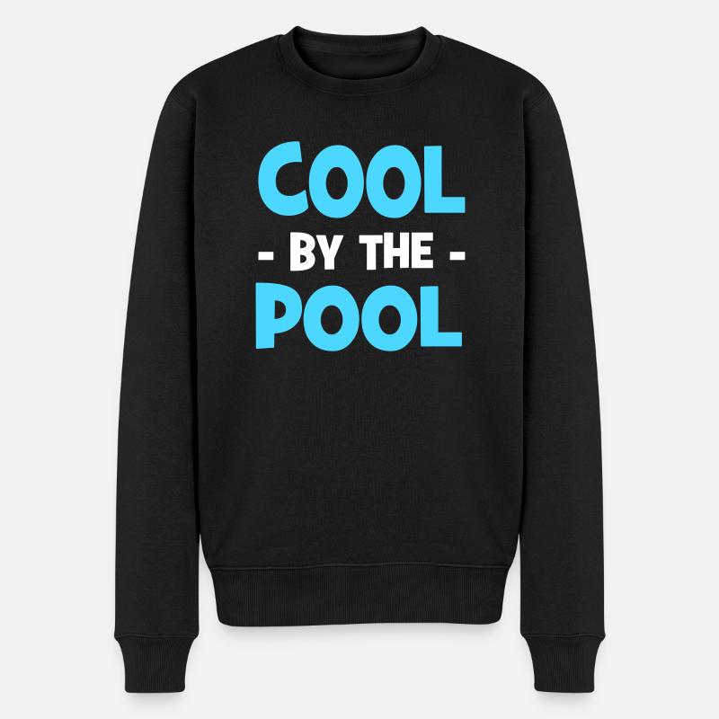 cool by the pool - Pull Premium bio Homme - noir