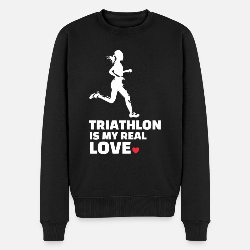 J’adore le triathlon - Pull Premium bio Homme - noir
