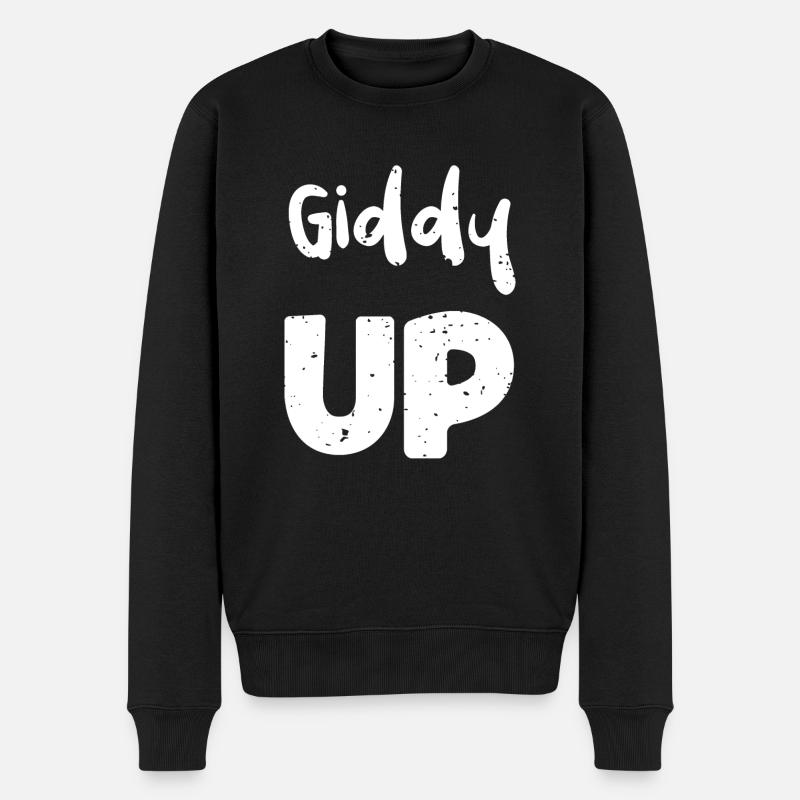 Giddy Up - Texas - Pull Premium bio Homme - noir