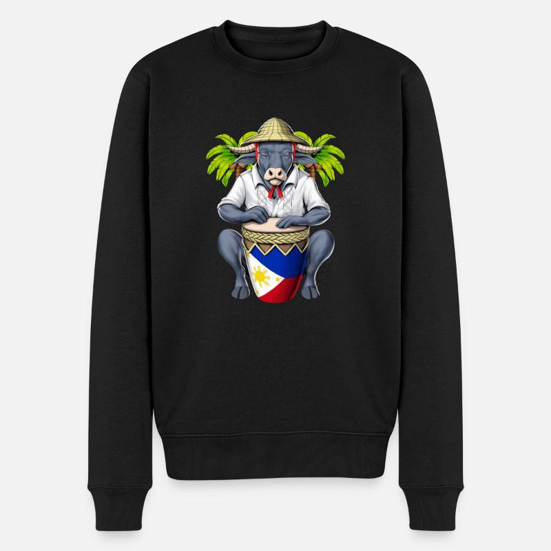 Philippines Carabao - Pull Premium bio Homme - noir