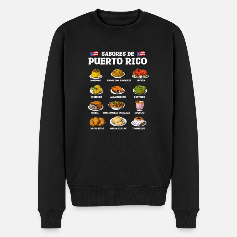 Aliments à Porto Rico - Pull Premium bio Homme - noir
