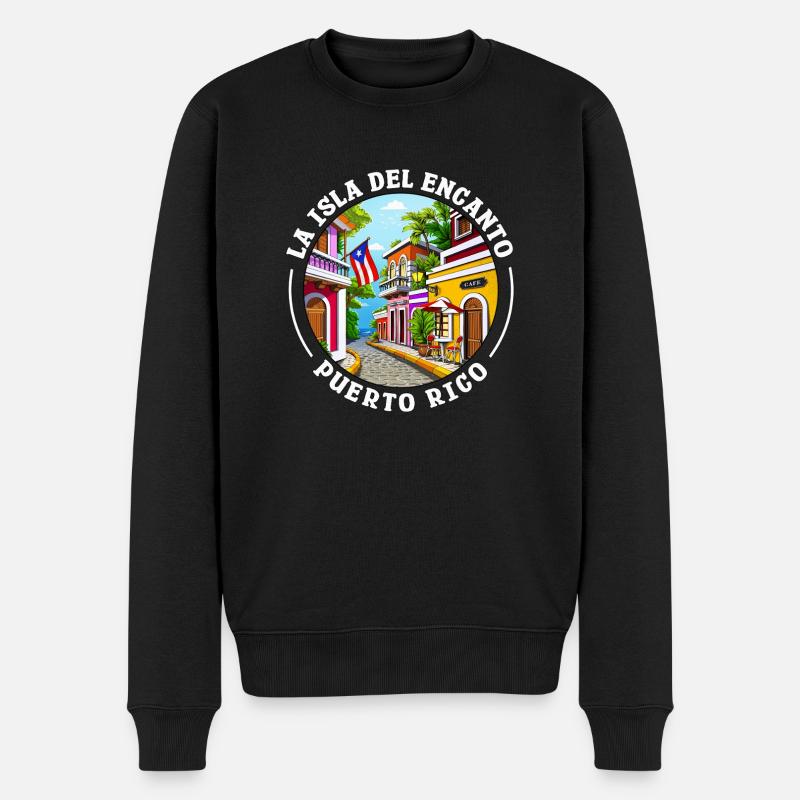 Porto Rico San Juan - Pull Premium bio Homme - noir