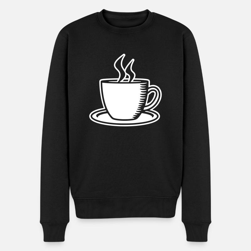 Café café thé - Pull Premium bio Homme - noir