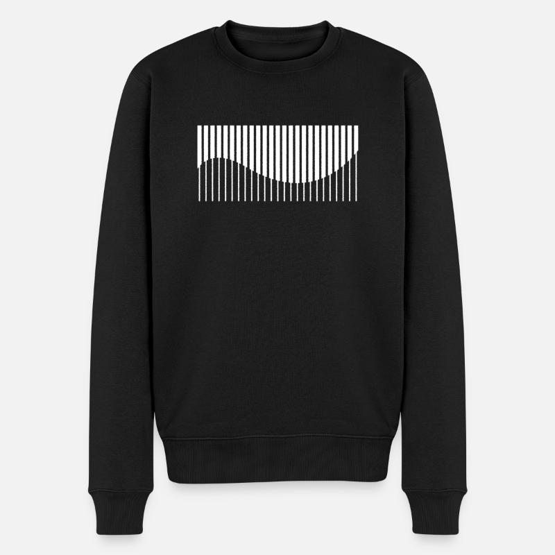 Vague esthétique - Pull Premium bio Homme - noir