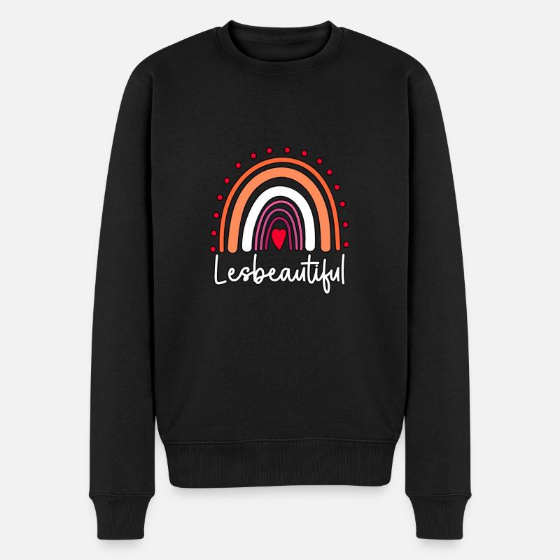 Lesbeautiful Pride Lesbienne LGBT - Pull Premium bio Homme - noir
