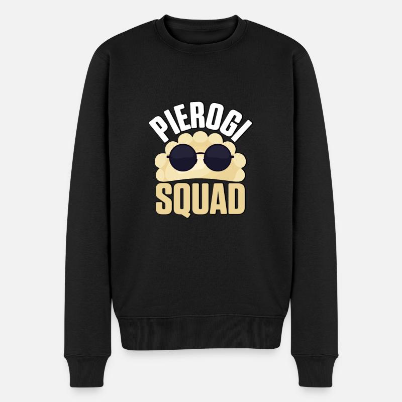Pierogi Squad Cuisine polonaise Pierogi - Pull Premium bio Homme - noir
