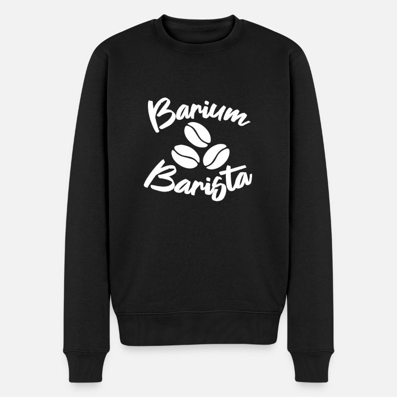 Barium Barista Radiothérapie pour - Pull Premium bio Homme - noir