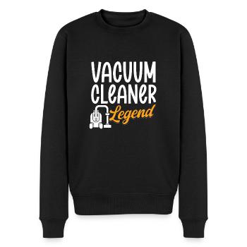 Aspirateur Legend Aspirateur Ménage - Pull Premium bio Homme - noir - Devant - Nico (187cm)