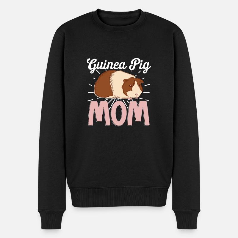 Maman cochon d’Inde pour les propriétaires de cochons d’Inde - Pull Premium bio Homme - noir