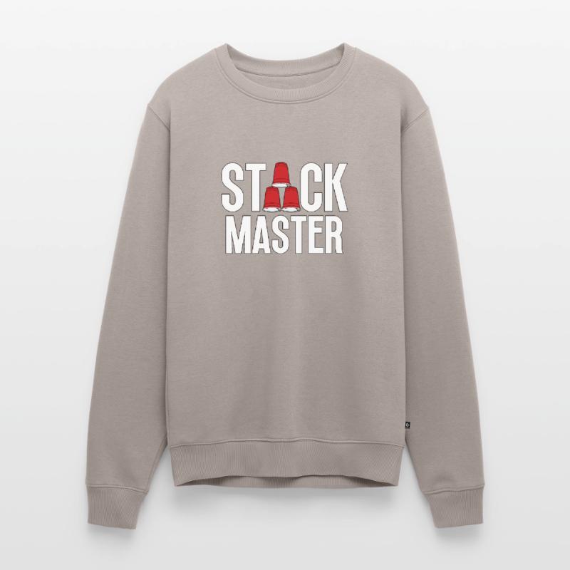 Stack Master Sport Speed Cup Stacker Stacking Männer Premium Bio Pullover