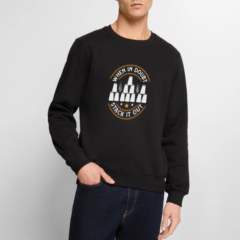 When In Doubt Stack It Out Speed Cup Stacker Männer Premium Bio Pullover