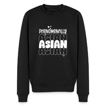 Phenomenally Asian American Heritage - Männer Premium Bio Pullover - Schwarz - Vorne - Nico (187cm)